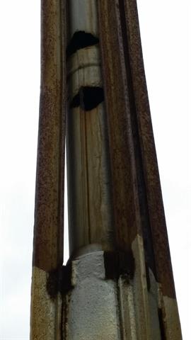 Close up of Vent structure