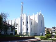 Front corner elevation of St Mary the Virgin church