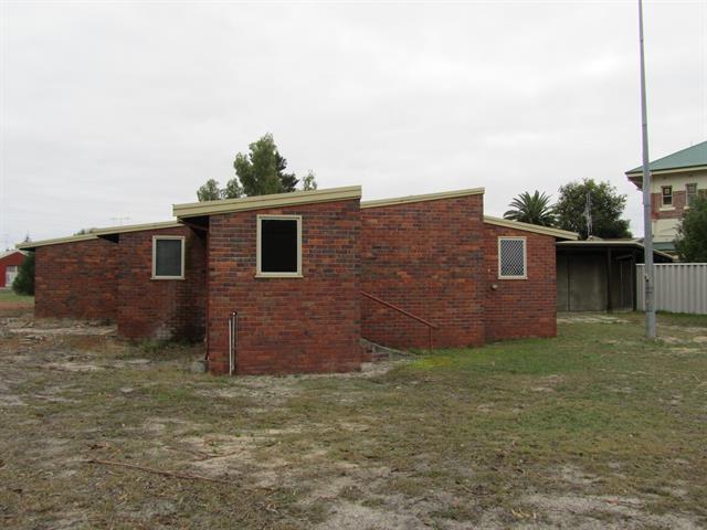 brick shed north west corner