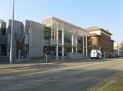 Court House looking east with new addition