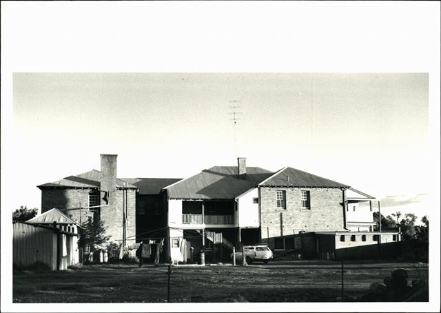 Rear view of building