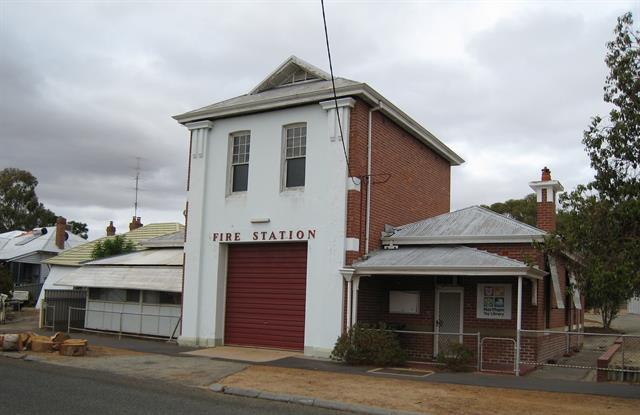 Front elevation showing Station and Quarters