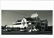Front corner elevation of building
