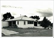 Left corner elevation of building