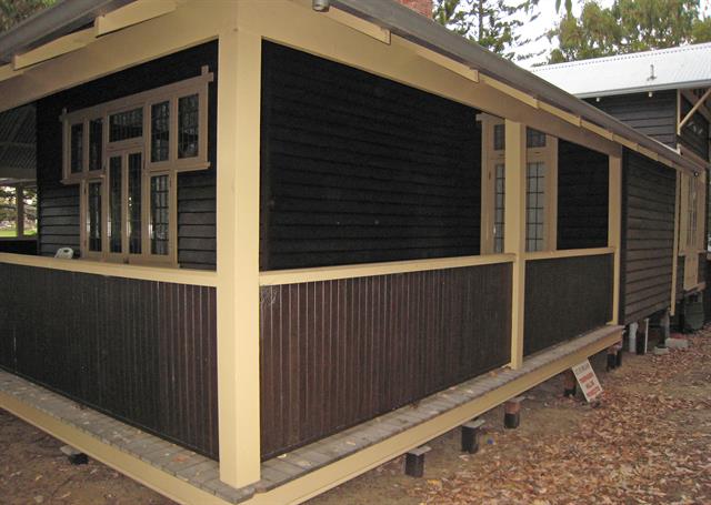 Restored verandah detail