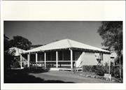 Front corner elevation of the Outpatients building