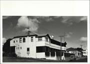 Corner elevation of building