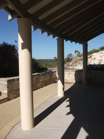 Verandah showing columns and roof structure.JPG