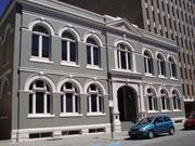 Trades Hall, west elevation