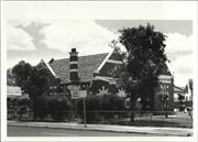 Corner elevation of building from Laberuchere Road