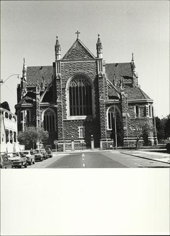 Rear elevation of cathedral from East