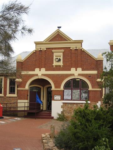 Detail of front entrance