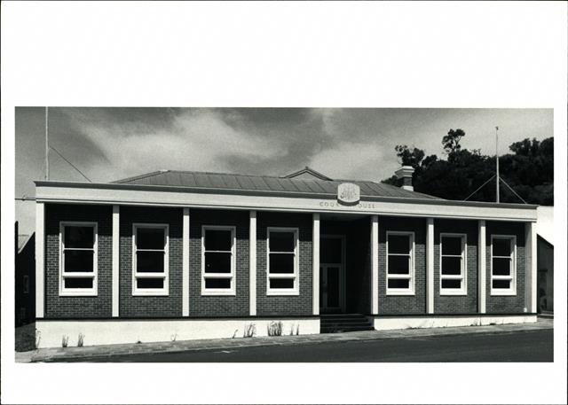 Front detail elevation of Courthouse entry