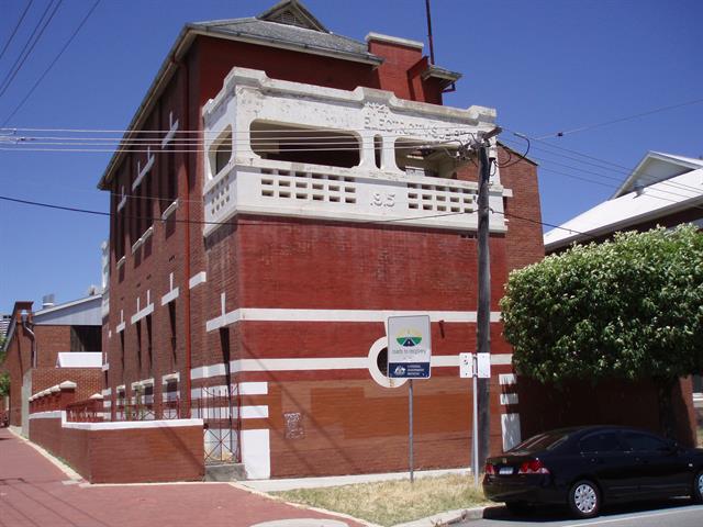 Stuart Street elevation (north elevation)