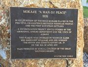 Mokare commemorative plaque