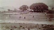 Cricket match on Foundation Park 1872