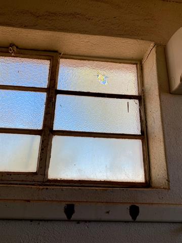 Broken window1 interior view, photo courtesy Aimee Monaghan