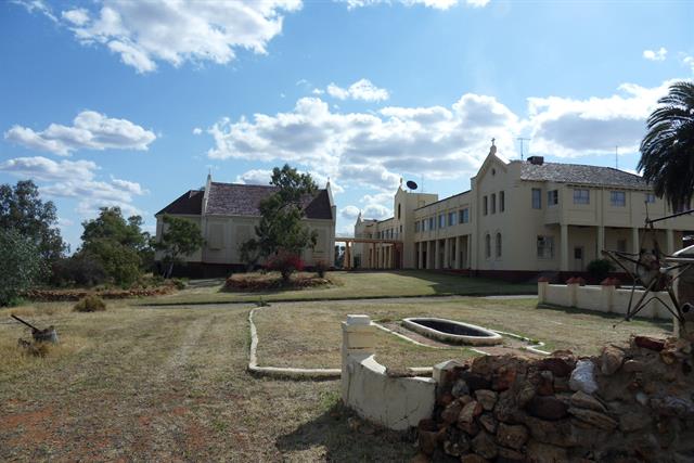 St Mary's Chapel at centre with Central School Building on right