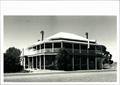 Left corner elevation of building