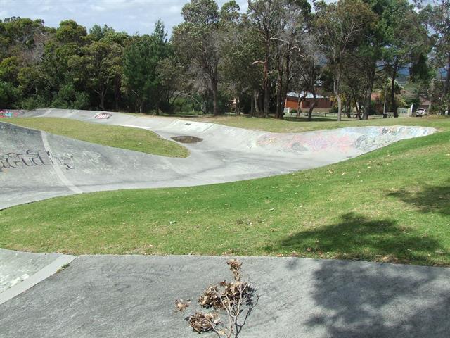 View of run from start