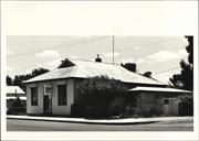 Front corner elevation of building