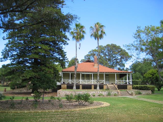 Front elevation showing gardens