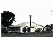 Left corner elevation of building