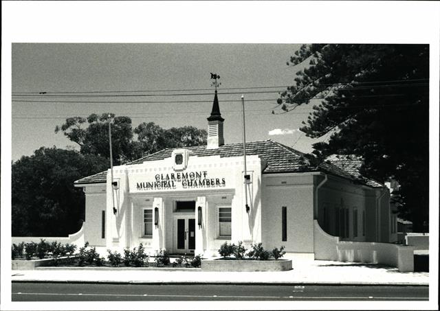 Front elevation of the Claremont Municipal Chambers building