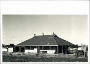 Rear left corner elevation of court house
