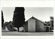 Front elevation of Nannup town hall showing town supper room on the left
