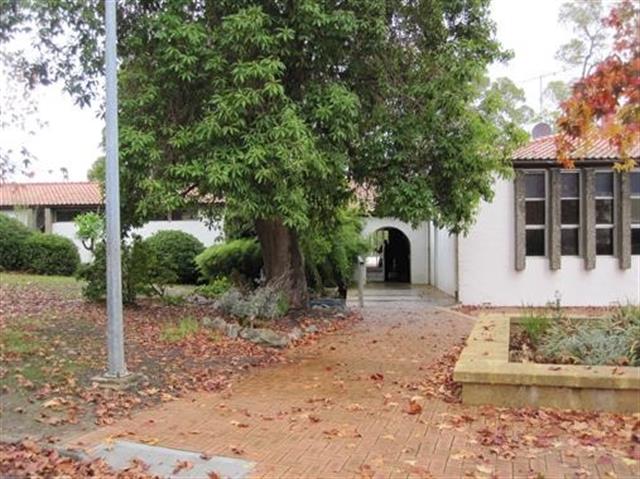 Dining hall and Dormitories - Main Entrance