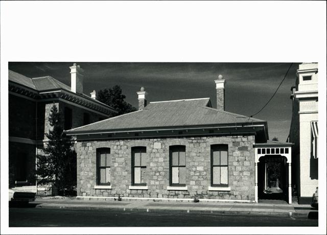 Front elevation of police station