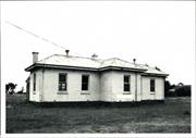 Rear corner elevation showing only old building remaining on former hospital sit