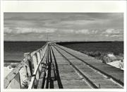 View down the second jetty, looking out to sea