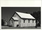 Right corner elevation of church