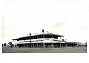 Front elevation showing the entire building