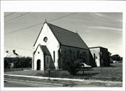 Right corner elevation of church