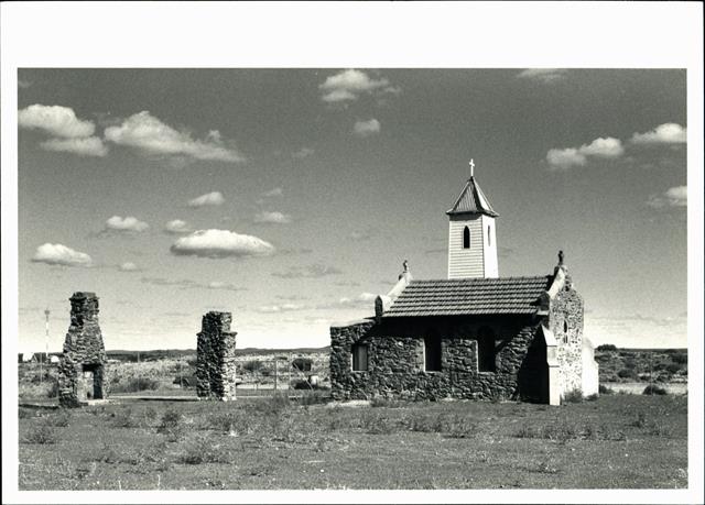 Contextual right side elevation of chapel