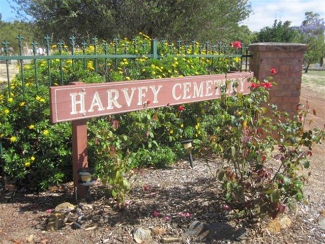 Harvey Cemetery Signage