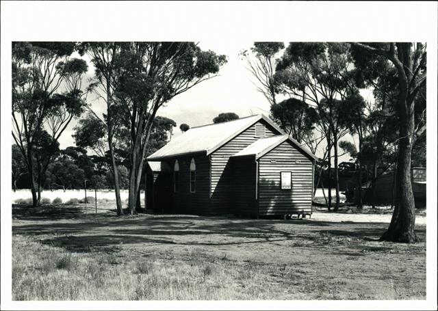 Left corner elevation of building