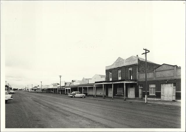 Streetscape from North west end angled to the right