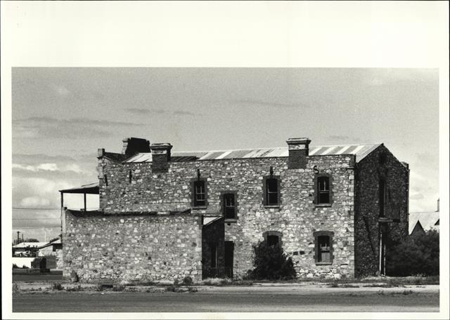 Rear corner elevation of the buildings right hand side