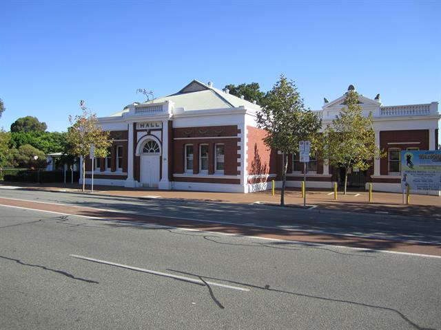 Front view across Cambridge Street