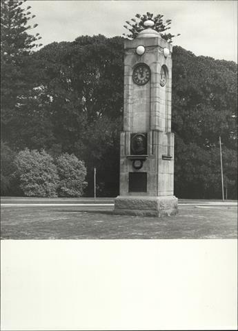 South west aspect of memorial