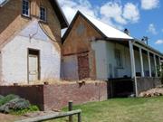 North east elevation during renovations