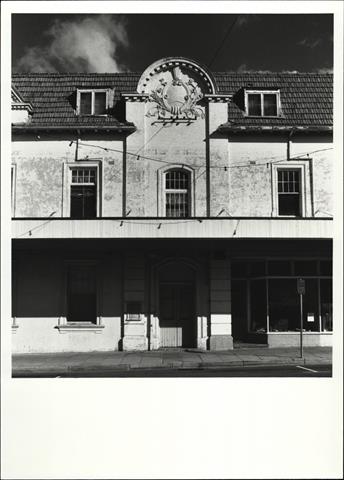 View of portion of Egerton Street frontage showing detail of gable and doorway t