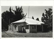 Left corner elevation of police quarters
