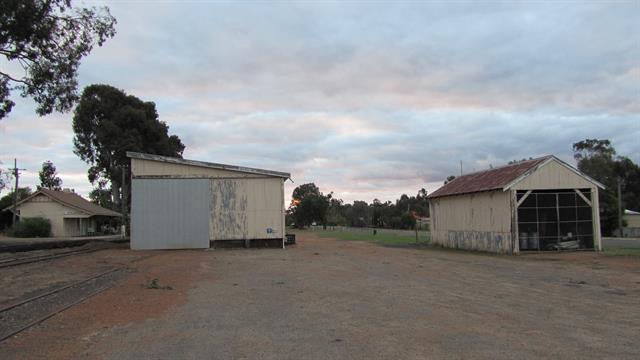 looking west