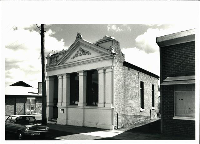 Right corner elevation of building