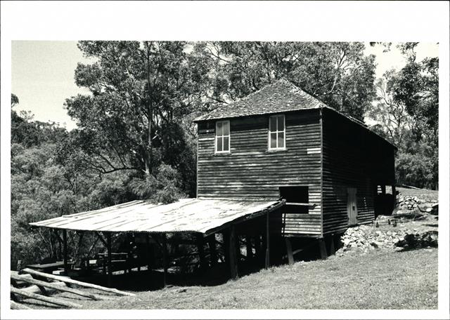 Corner elevation of Millbrook Mill building